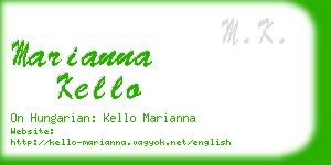 marianna kello business card